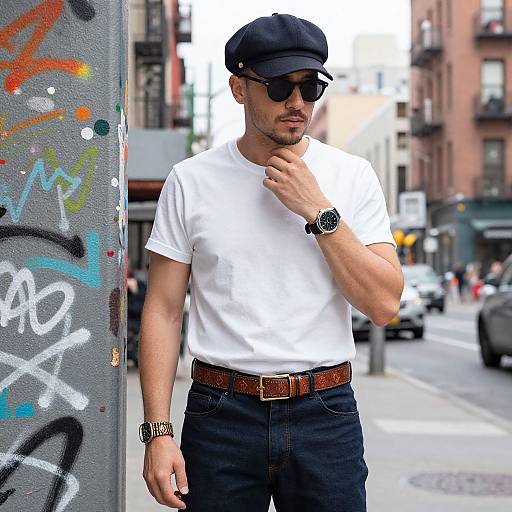 Bold Urban Fashion with Accessories