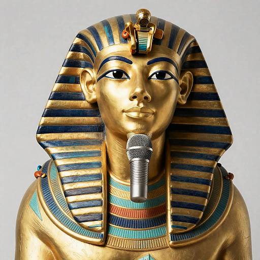 King Tut Sarcophagus Costume Close-Up