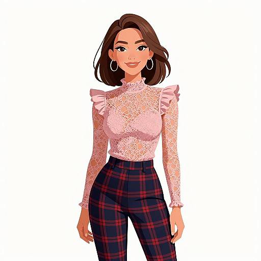 Contemporary Romantic Woman Portrait