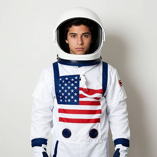 Realistic Astronaut Halloween Costume Photo