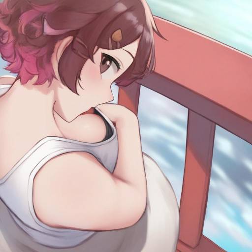 Stylish Girl Profile with Pixie Cut