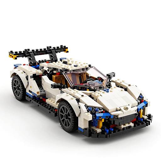 Detailed Sci-Fi Lego Motor Vehicle