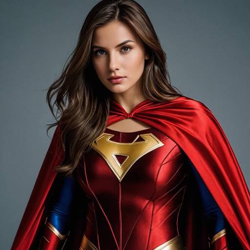 Realistic Superhero Girl in Bodysuit