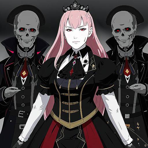 Illustration of Mori calliope (6th costume), hololive in the style of Steed (steed enterprise)