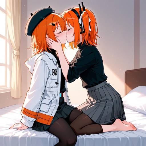 Flirtatious Android Cowboy Shot Scene