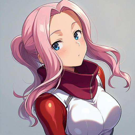 Illustration of Darry adai, tengen toppa gurren lagann in the style of Asada hachi