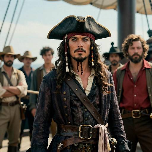 Vintage Pirate Movie Poster Design