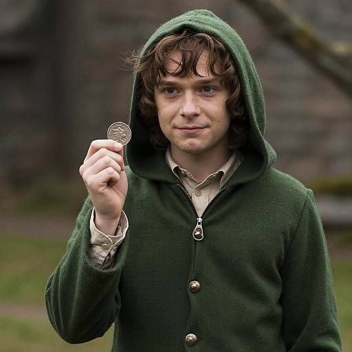 Frodo Costume with Silver Coin