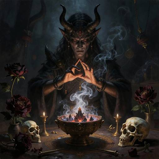 Shadow Ritualist Channeling Demons