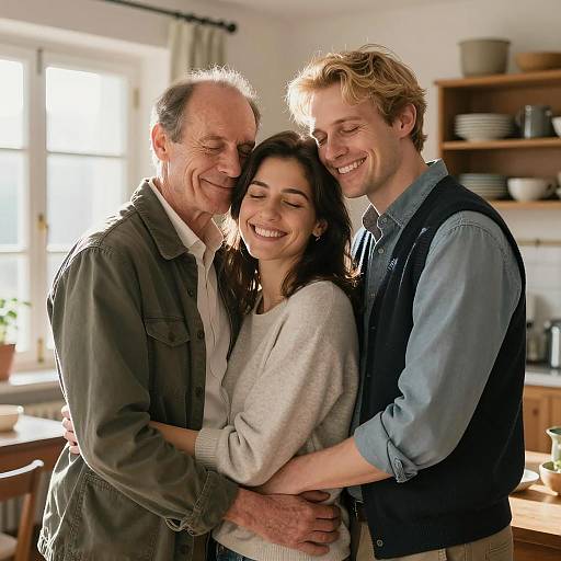 Joyful Indoor Gathering of Friends