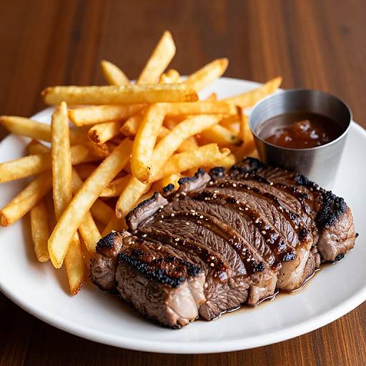 Sirloin and Fries at Santa Fe