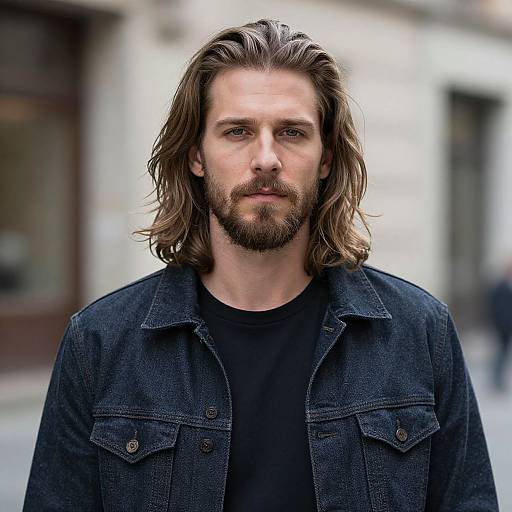 Realistic Portrait of Fit European Man