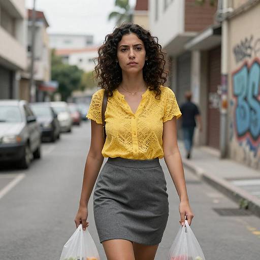 Urban Fashion in Graffiti Alley