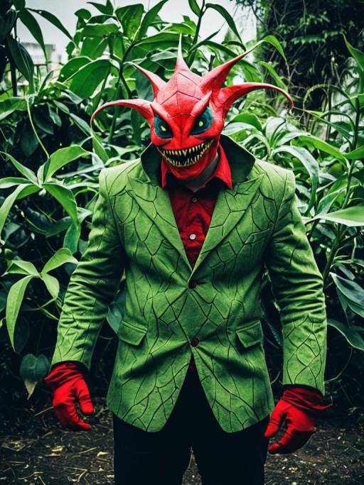 Realistic Man in Carnivine Cosplay Costume
