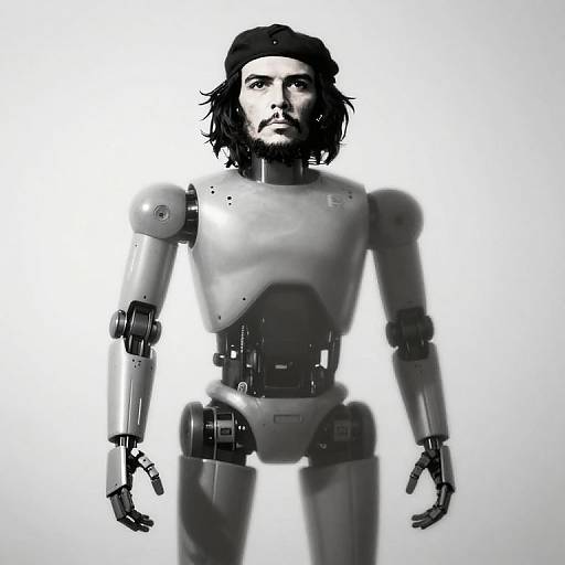 Robot with Che Guevara Face