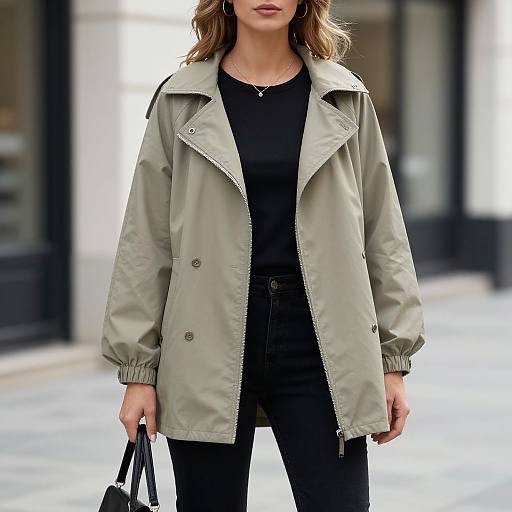 Chic Urban Windbreaker Fashion