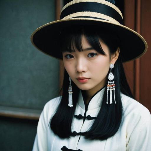 Realistic Solo Portrait of an Asian Girl