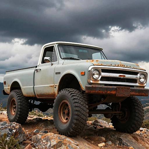 Vintage 1967 Chevy 4x4 Off-Road Adventure