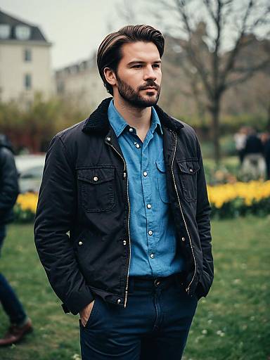 Stylish Outdoor Day Party Outfit for Men