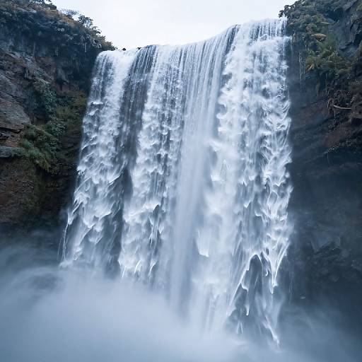 Gravity-Defying Colossal Waterfall