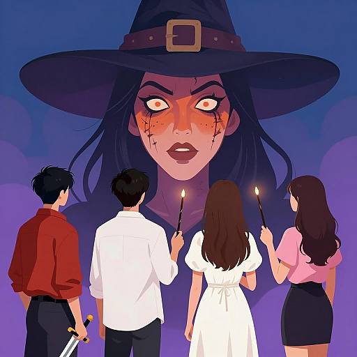 Confrontation with a Witch's Gaze