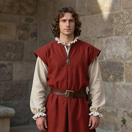 Photorealistic Renaissance Portrait of Young Man