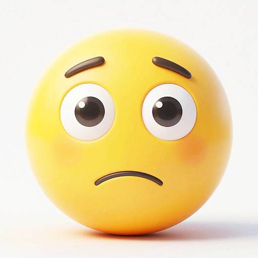 Playful Question Emoji Character