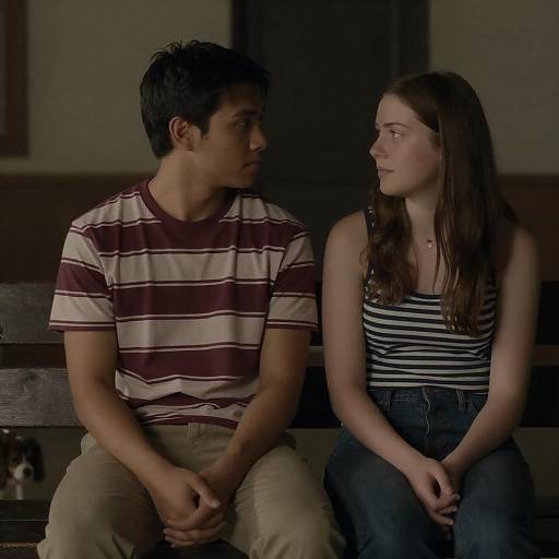 Dimly Lit Intimate Bench Portrait