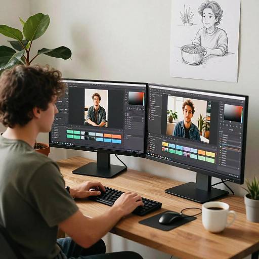 Creative Designer's Cozy Workspace