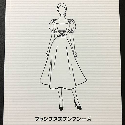 Minimalist Vintage Fashion Book Cover