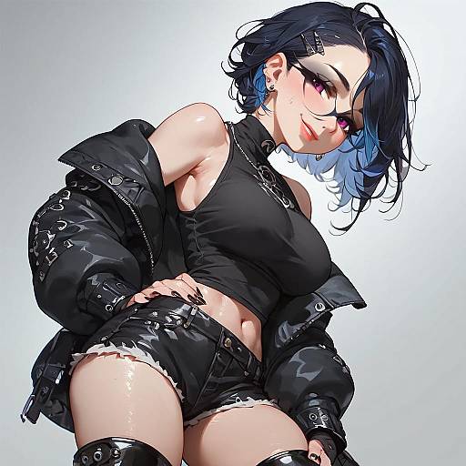 EdgPastelGoth Anime Girl Shot