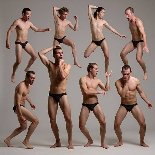 Dynamic Expressive Poses for Anatomy Study