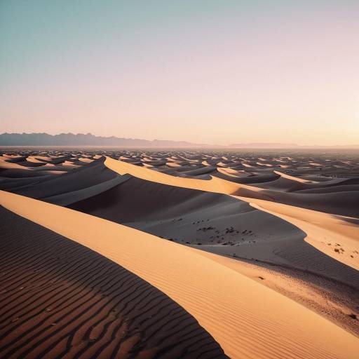 Majestic Desert Dunes at Sunrise