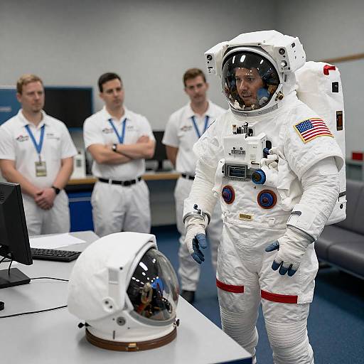 NASA Training Room Astronaut Briefing