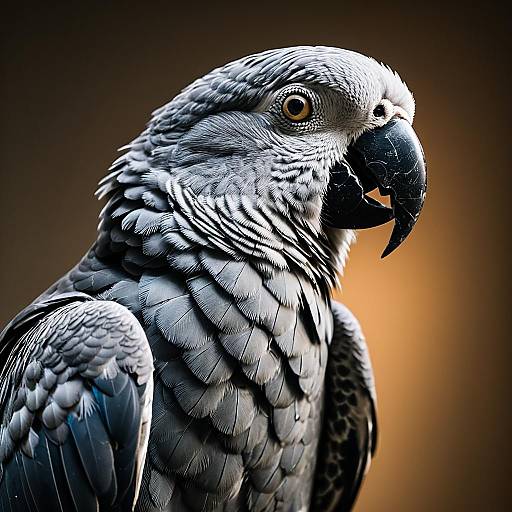 Close-up of African Grey Parrot