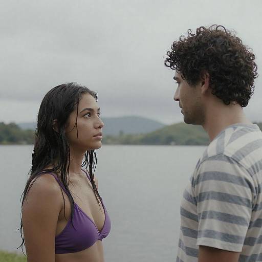 Intense Stare by the Lake