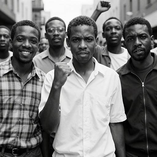 Powerful Black and White Group Portrait