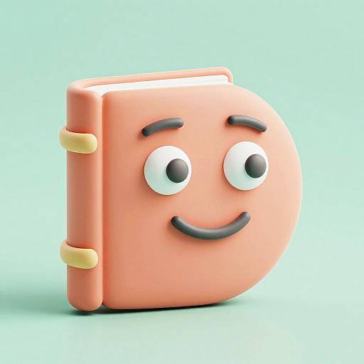3D Kristoff Coral Book Emoji
