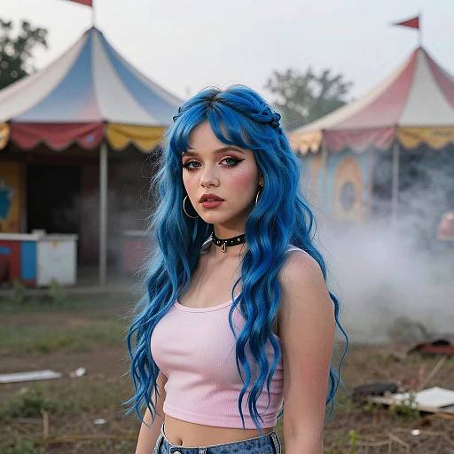 Melanie Martinez Vintage Carnival Portrait