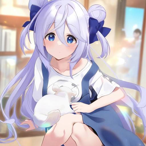 Illustration of Amamiya shizuku (hizuki yayoi), original in the style of Vanilla (miotanntann)