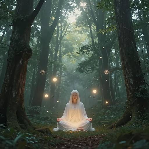 Serene Spiritual Forest Meditation