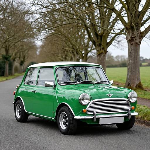 Classic Green 2000 Rover Mini Cooper