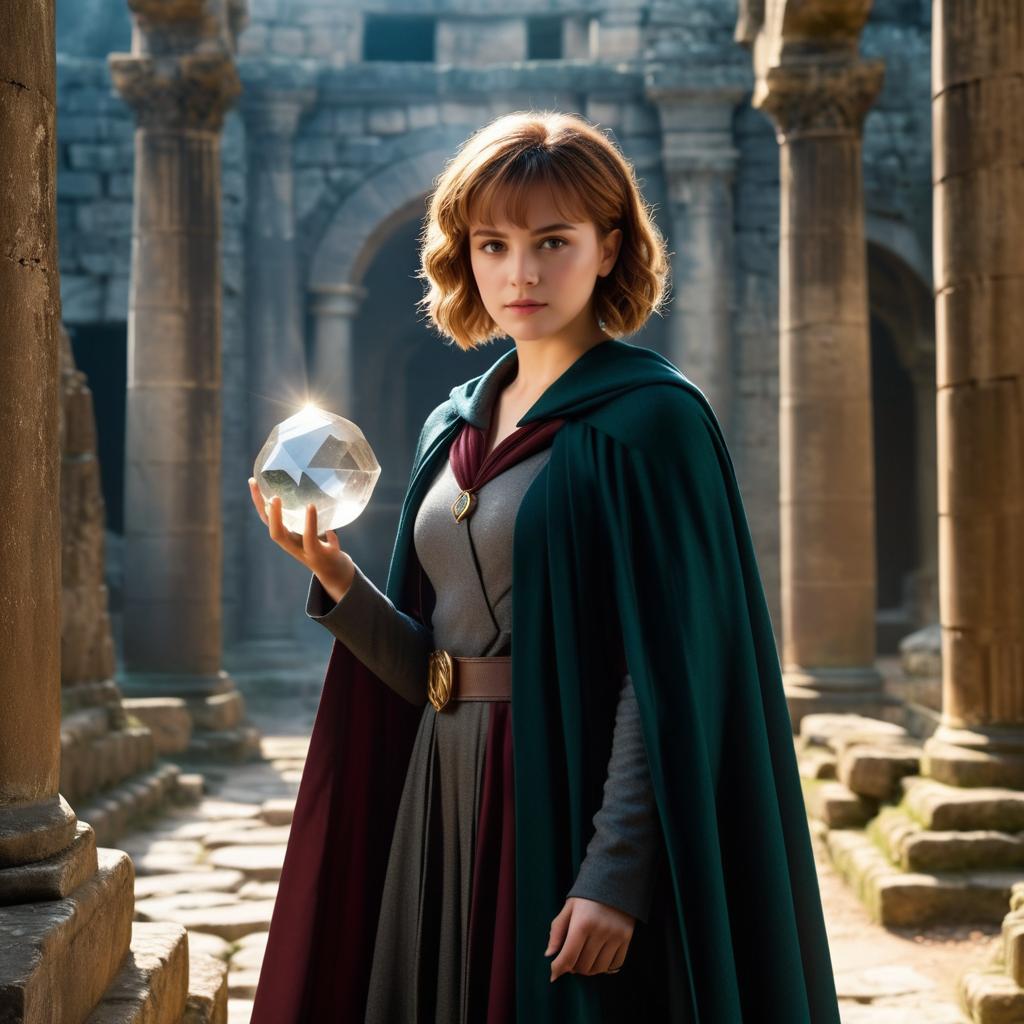 Hermione Granger in Stylish Adventure Scene