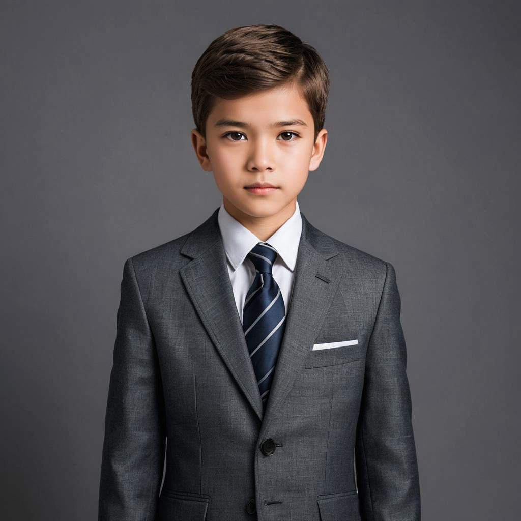 Formal Schoolboy Photo Shoot in Studio