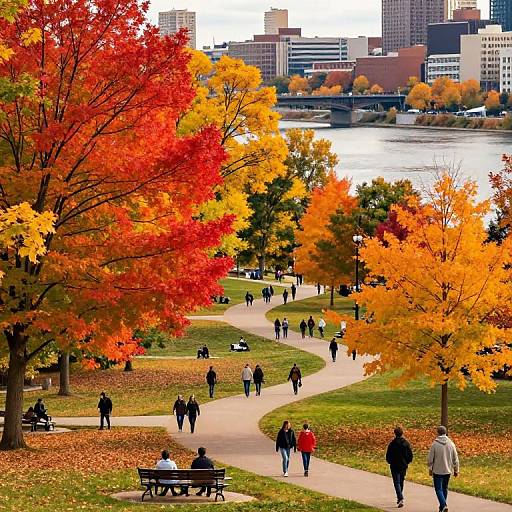 Autumn in Minneapolis Park