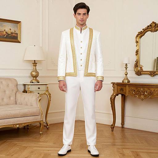 Man in Elegant Grant Costume