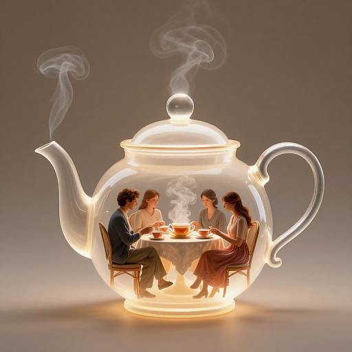Surreal Teapot Dreamscape Party