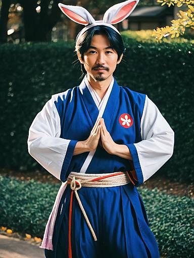 Realistic Miyamoto Usagi Cosplay Photo