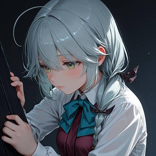 Illustration of Hamanami (kancolle), kantai collection in the style of 74