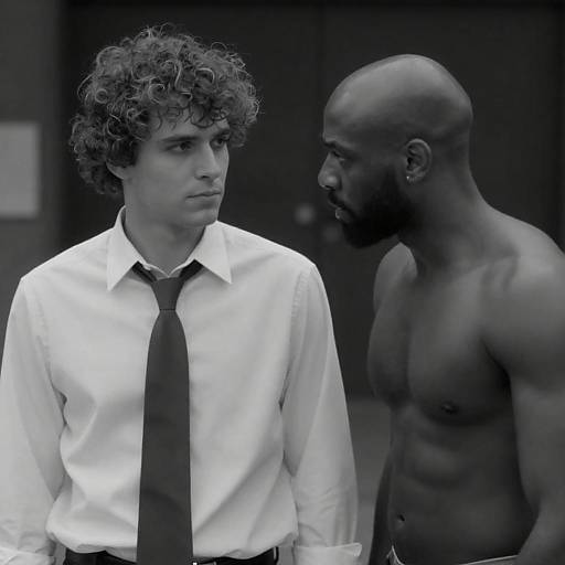 Contrasting Emotions in Black and White